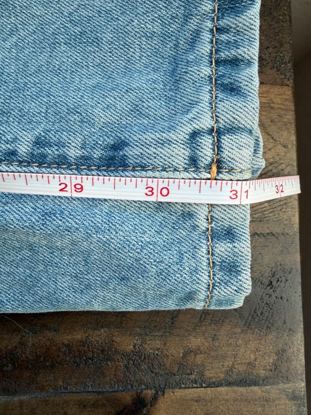 Princess Polly Bruiser Tie Waist Jeans Size 6 Wide Leg 100% Cotton School Casual - Picture 6 of 8